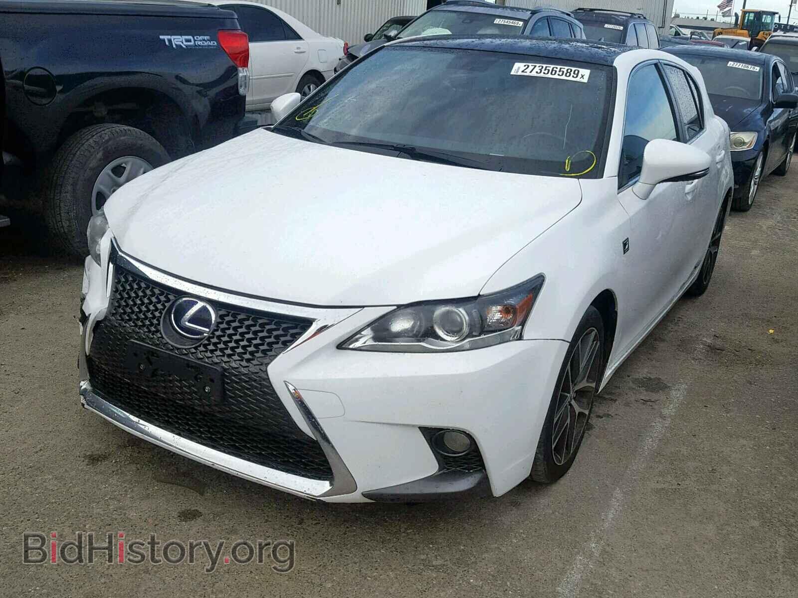 2016 LEXUS CT 200 - VIN: JTHKD5BH5G2263157 - Фото 2