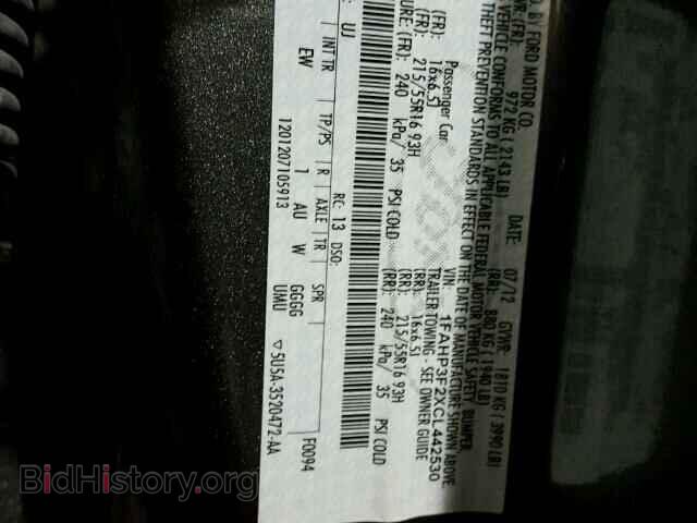 2012 FORD FOCUS - VIN: 1FAHP3F2XCL442530 - Photo 10