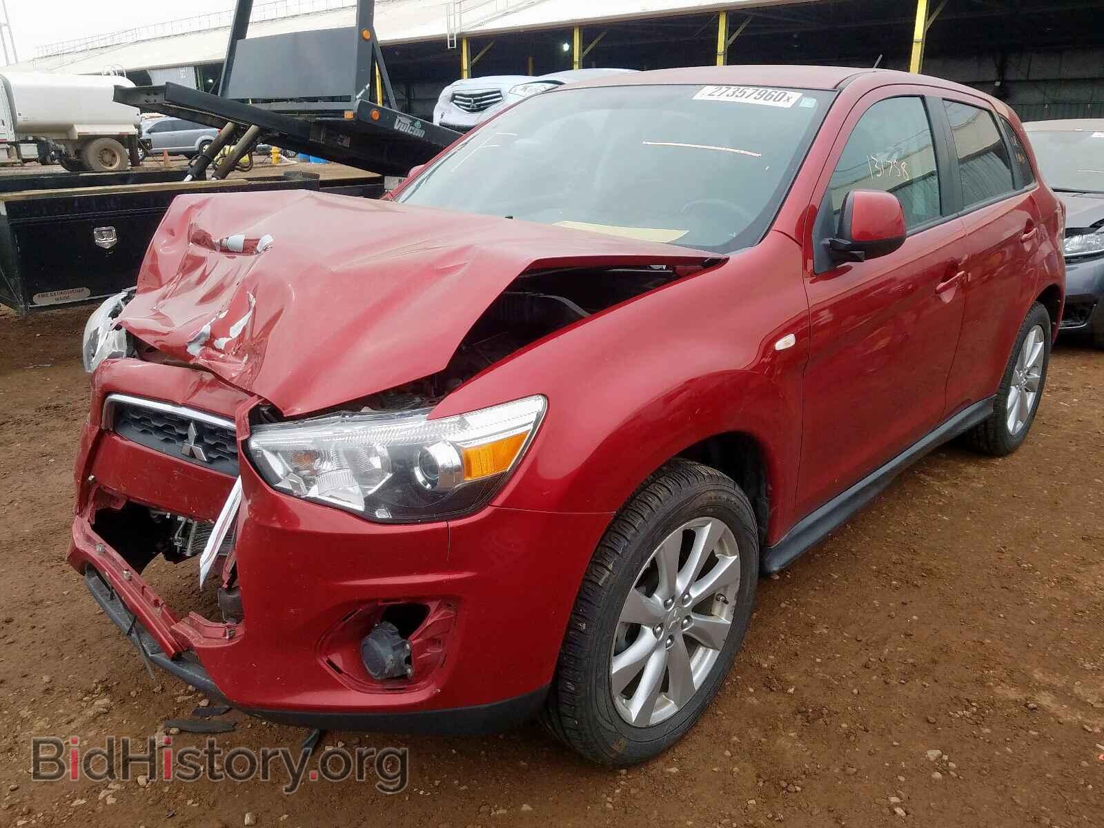 2013 MITSUBISHI OUTLANDER - VIN: 4A4AR3AU9DE024876 - Фото 2