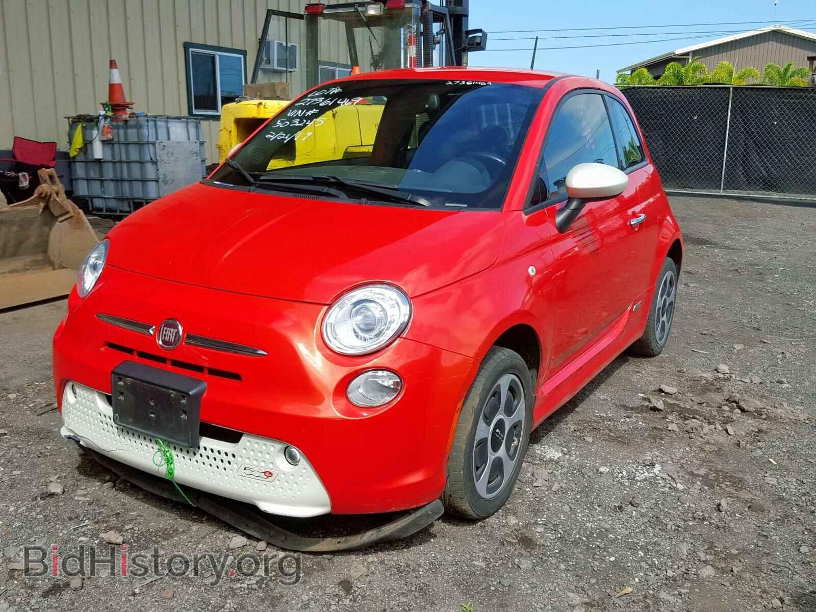 2015 FIAT 500 - VIN: 3C3CFFGE1FT503245 - Фото 2