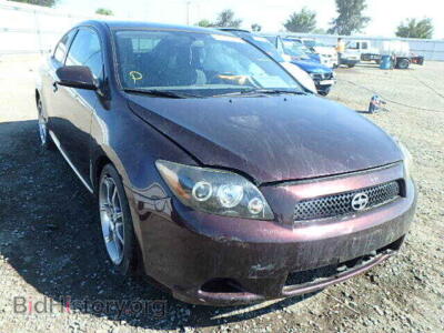 2008 Toyota SCION Scion TC, burgundy — VIN JTKDE167080242594, Copart