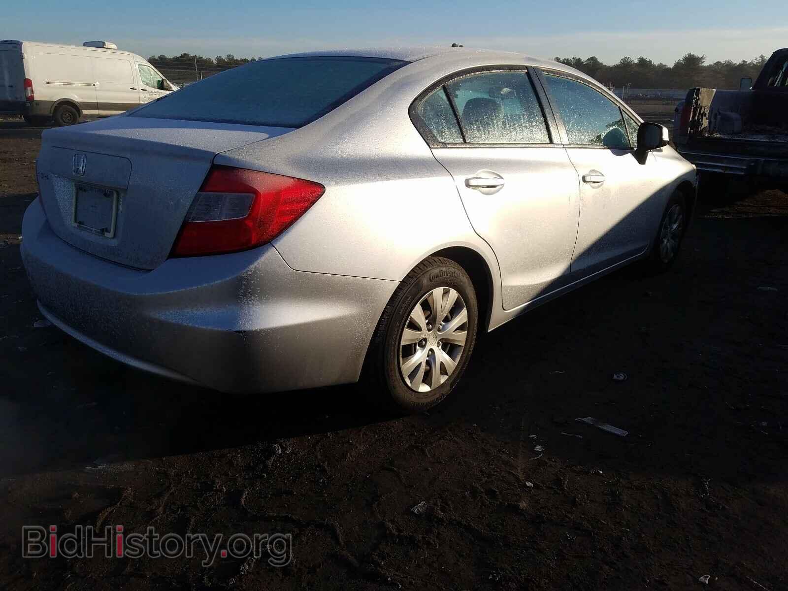 2012 HONDA CIVIC LX - VIN: 2HGFB2F55CH314358 - Фото 4