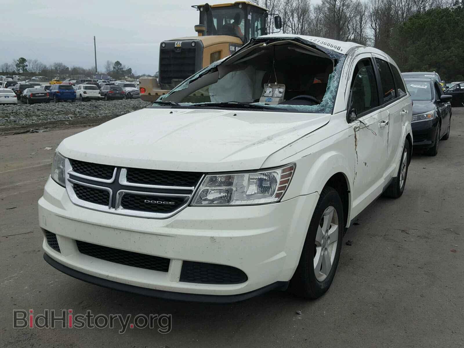 2012 DODGE JOURNEY - VIN: 3C4PDCAB7CT134533 - Фото 2