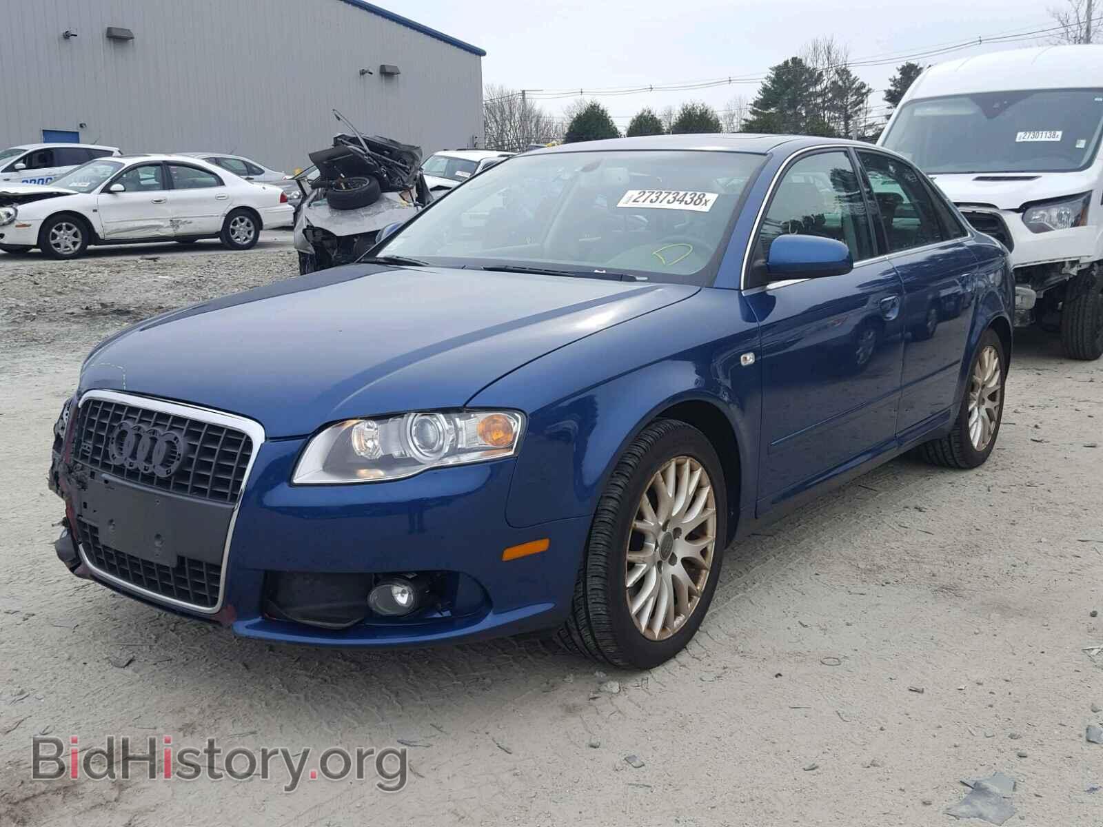 2008 AUDI A4 - VIN: WAUDF78E98A147316 - Фото 2