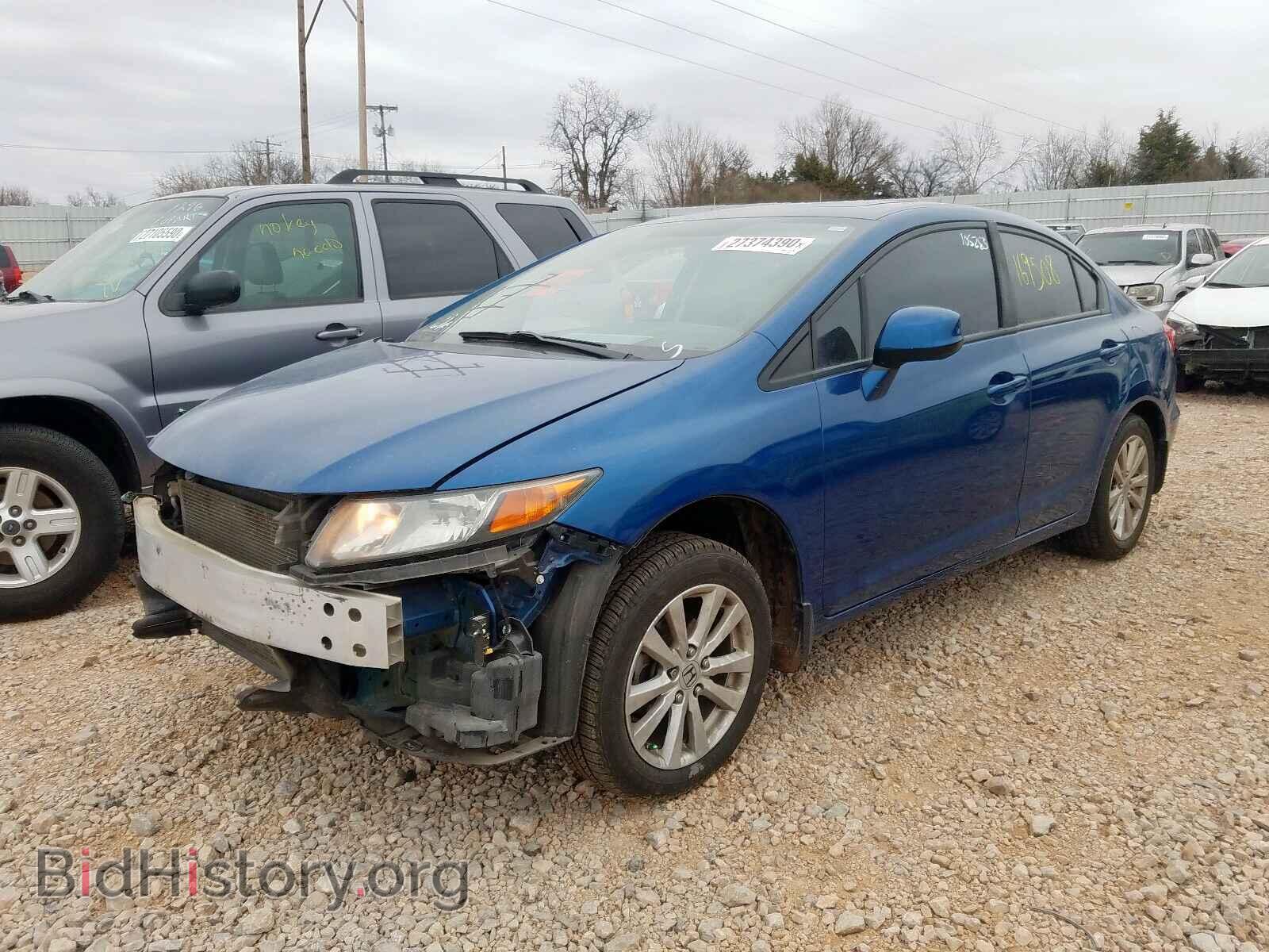 2012 HONDA CIVIC - VIN: 2HGFB2F80CH557408 - Фото 2