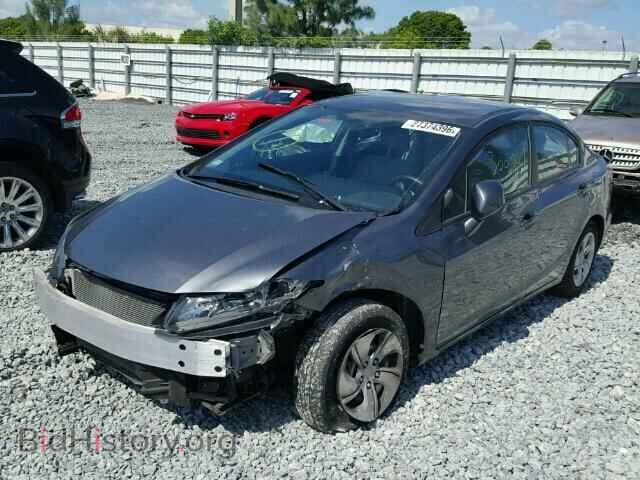 2013 HONDA CIVIC - VIN: 19XFB2F51DE025697 - Фото 2