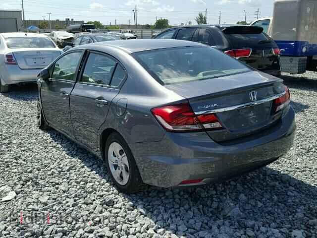 2013 HONDA CIVIC - VIN: 19XFB2F51DE025697 - Фото 3