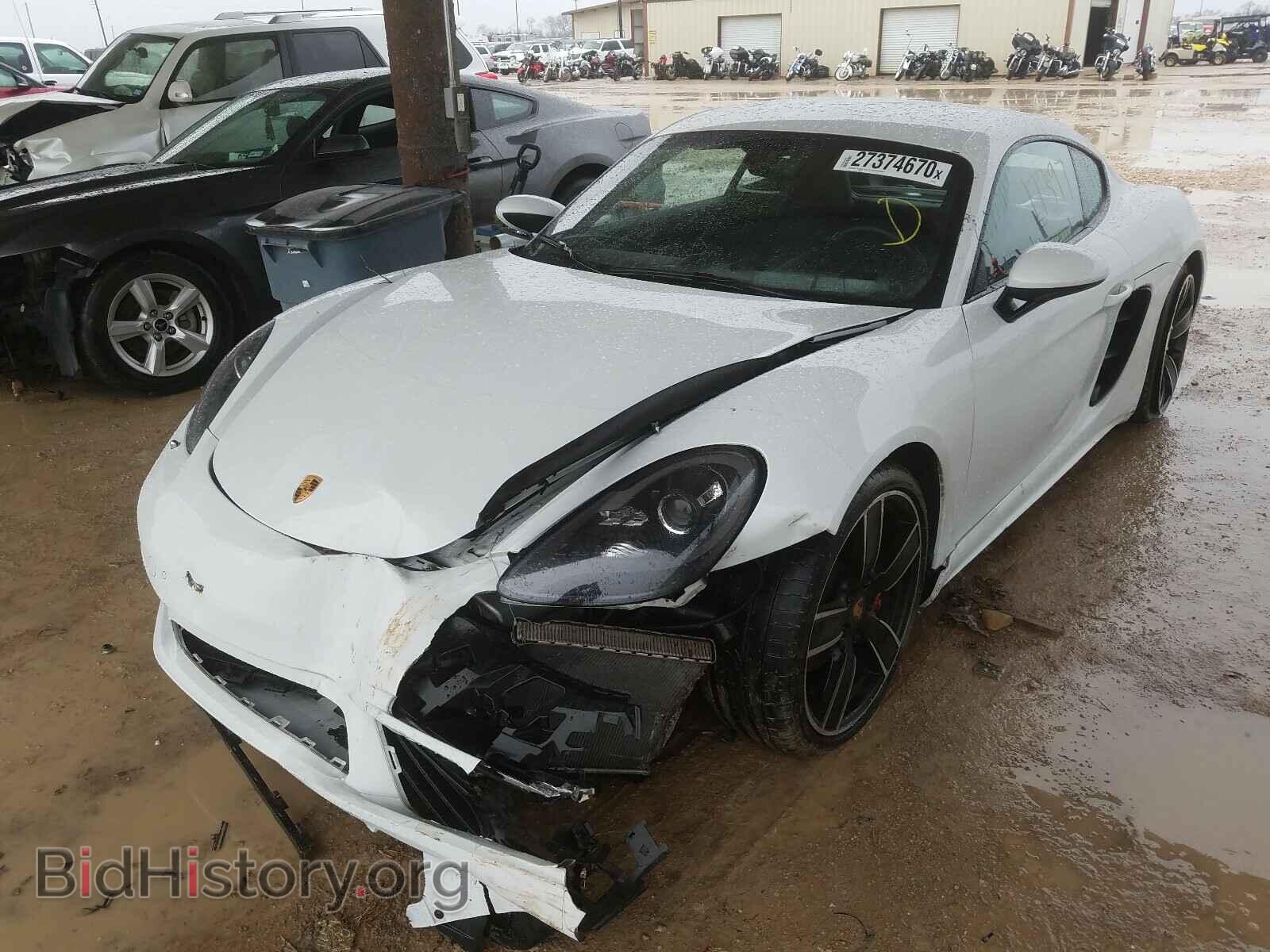 2017 PORSCHE CAYMAN - VIN: WP0AB2A80HK285216 - Фото 2