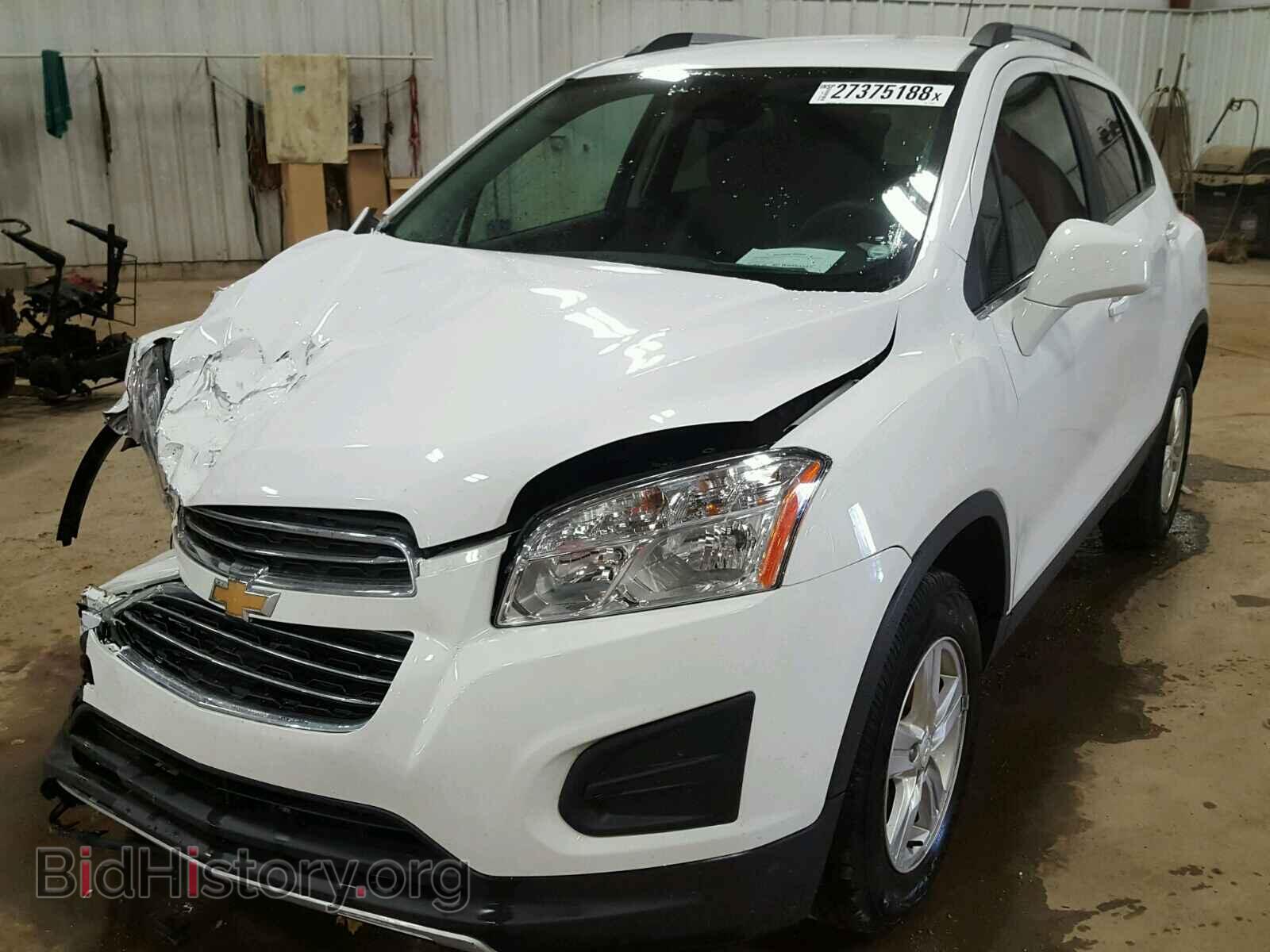 2016 CHEVROLET TRAX - VIN: 3GNCJPSB3GL278283 - Фото 2