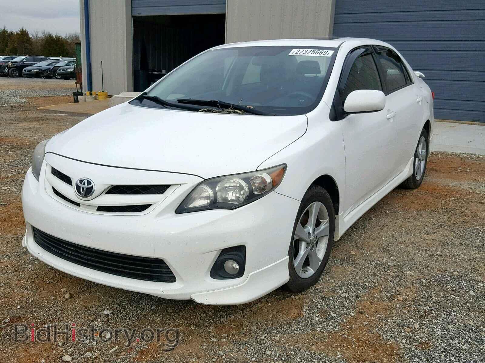 2011 TOYOTA COROLLA BA - VIN: 2T1BU4EE1BC638047 - Фото 2