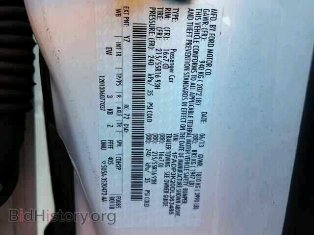2013 FORD FOCUS - VIN: 1FADP3K20DL363485 - Photo 10