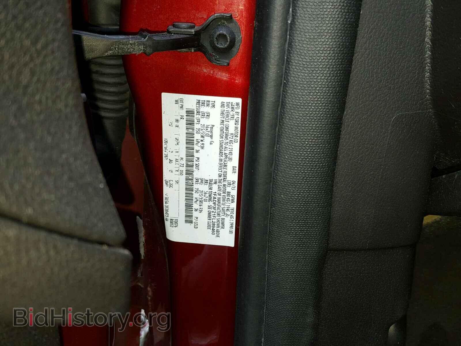 2015 FORD FOCUS - VIN: 1FADP3F21FL289460 - Фото 10