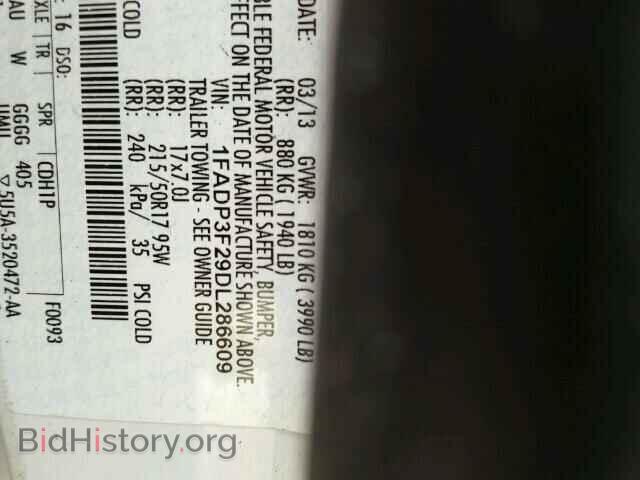 2013 FORD FOCUS - VIN: 1FADP3F29DL286609 - Photo 10