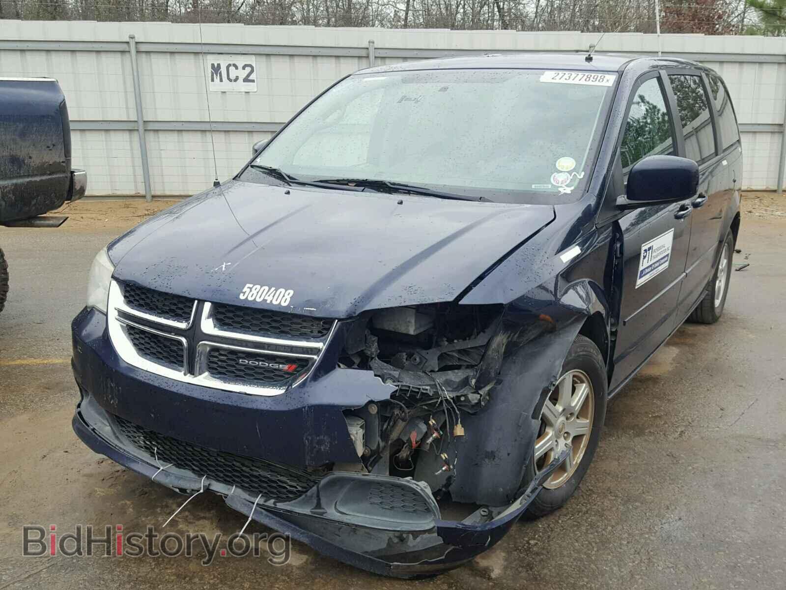 2013 DODGE CARAVAN - VIN: 2C4RDGCG2DR580408 - Фото 2