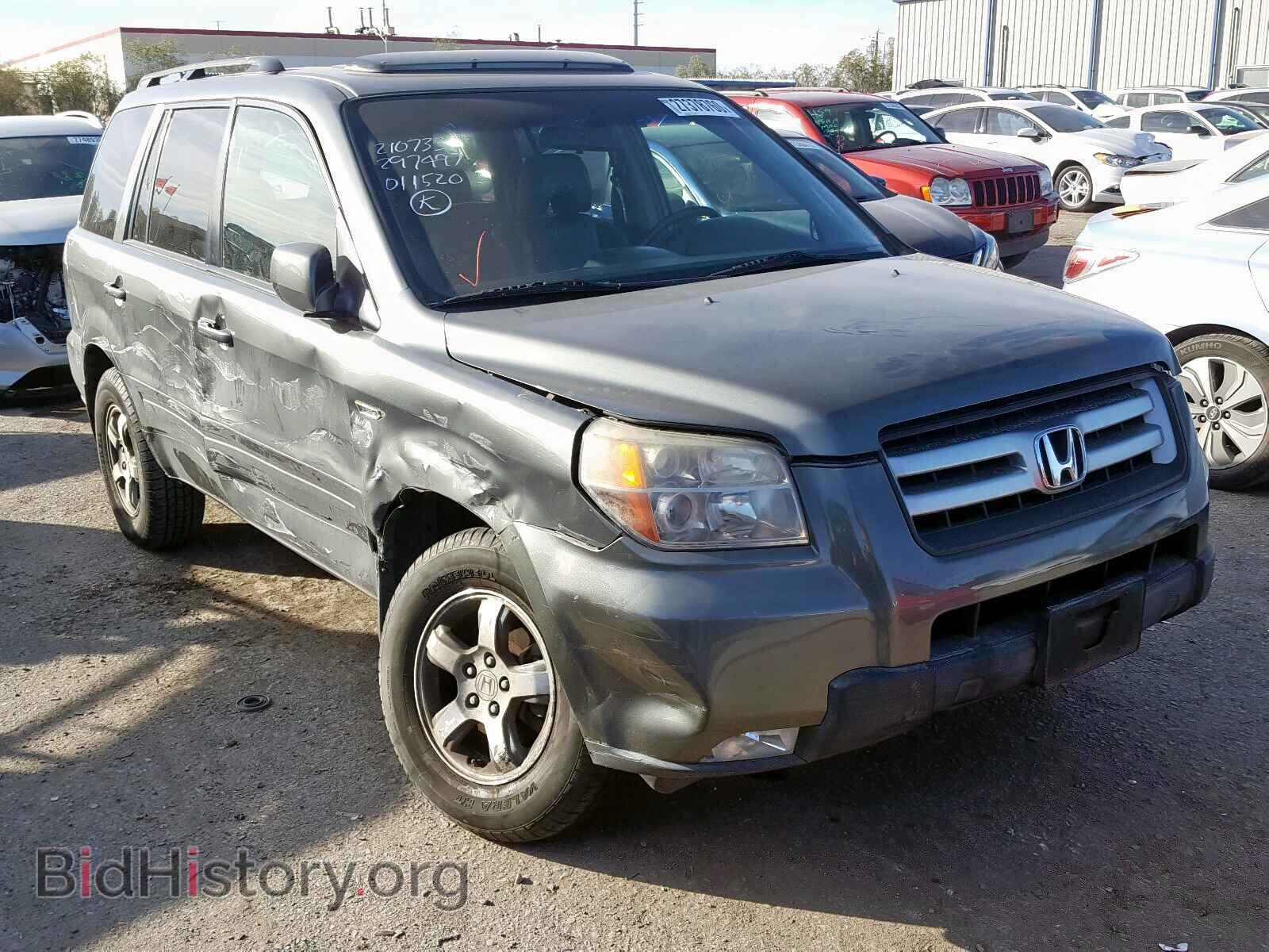 Photo 5FNYF28707B043456 - HONDA PILOT 2007