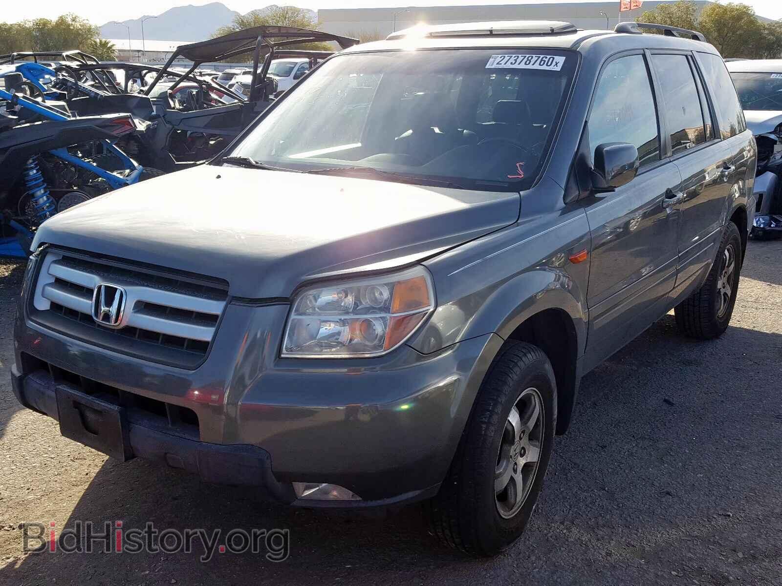 2007 HONDA PILOT - VIN: 5FNYF28707B043456 - Фото 2