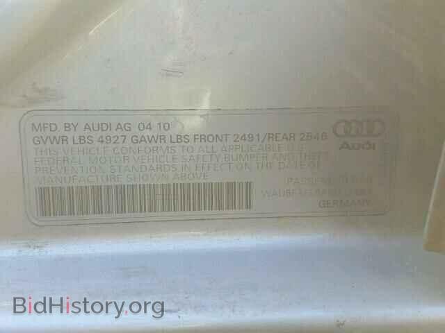 2010 AUDI A4 - VIN: WAUBFAFL9AN065283 - Фото 10