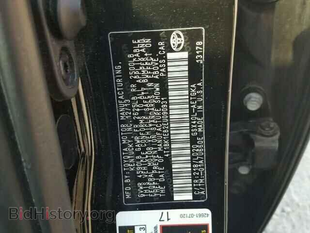 2014 TOYOTA AVALON - VIN: 4T1BK1EB2EU090931 - Фото 10