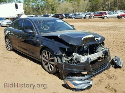 2013 Audi A6 A6 Prestig, черный — VIN WAUHGAFC4DN035345, Copart