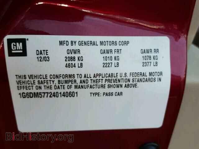 2004 CADILLAC CTS - VIN: 1G6DM577240140601 - Фото 10