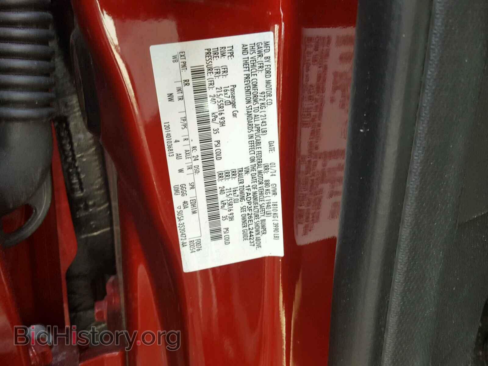 2014 FORD FOCUS - VIN: 1FADP3F26EL244237 - Photo 10