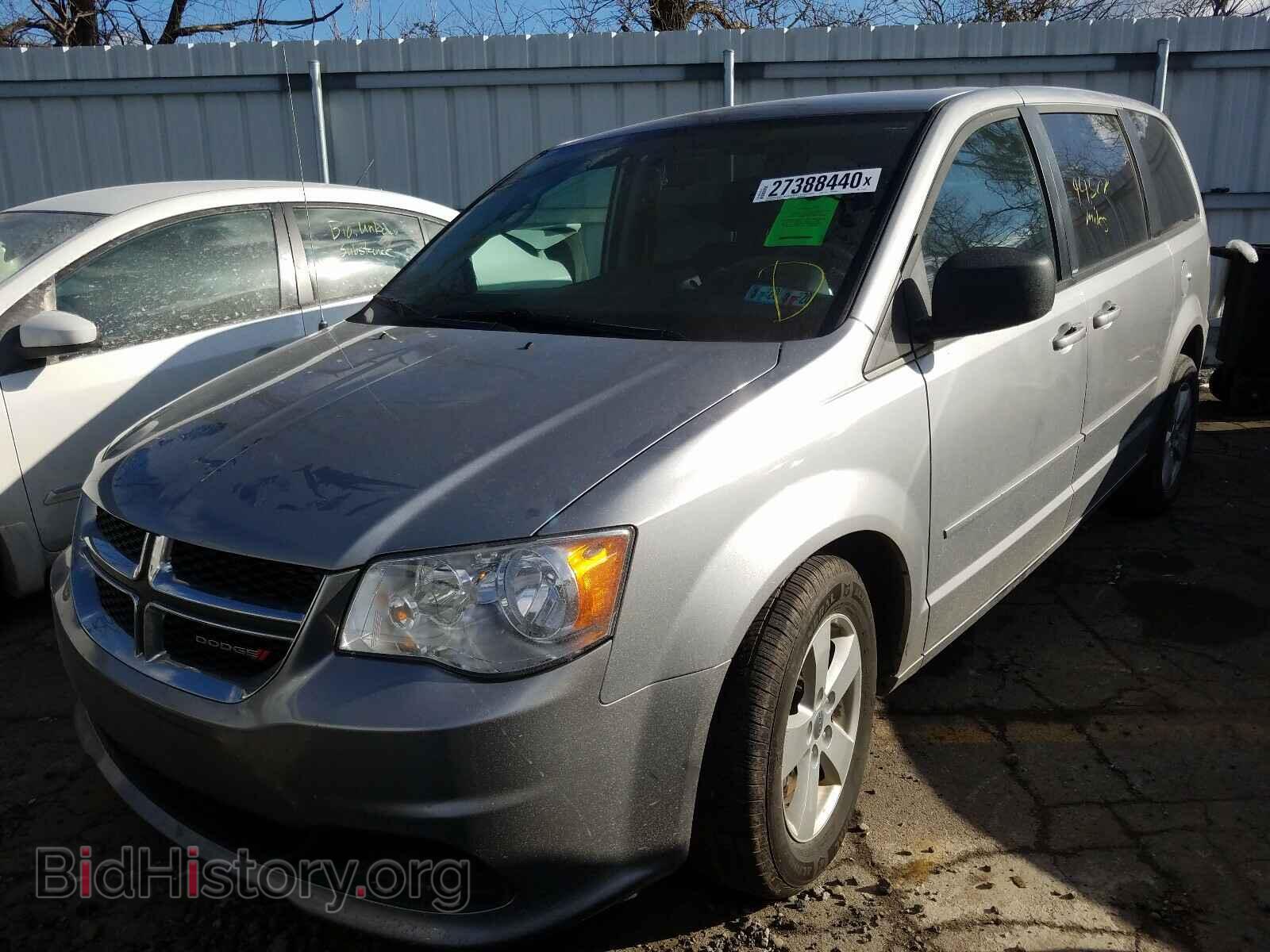 2013 DODGE CARAVAN - VIN: 2C4RDGBG3DR719852 - Фото 2
