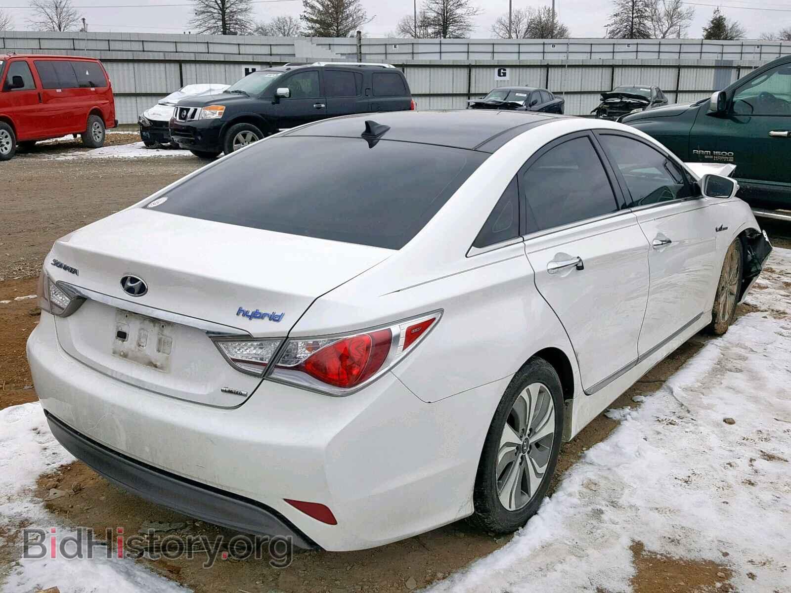 2014 HYUNDAI SONATA - VIN: KMHEC4A42EA106811 - Фото 4