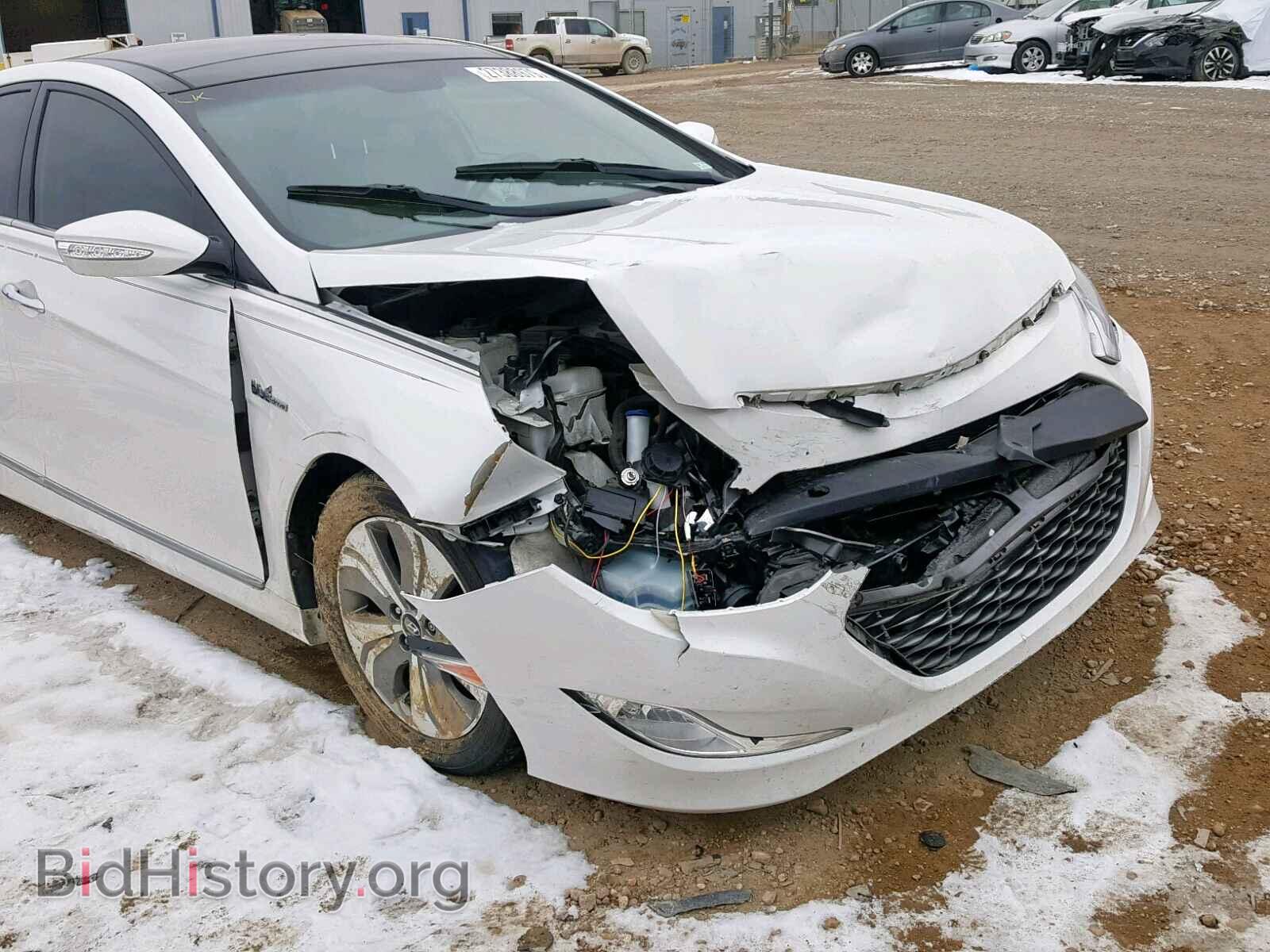2014 HYUNDAI SONATA - VIN: KMHEC4A42EA106811 - Фото 9