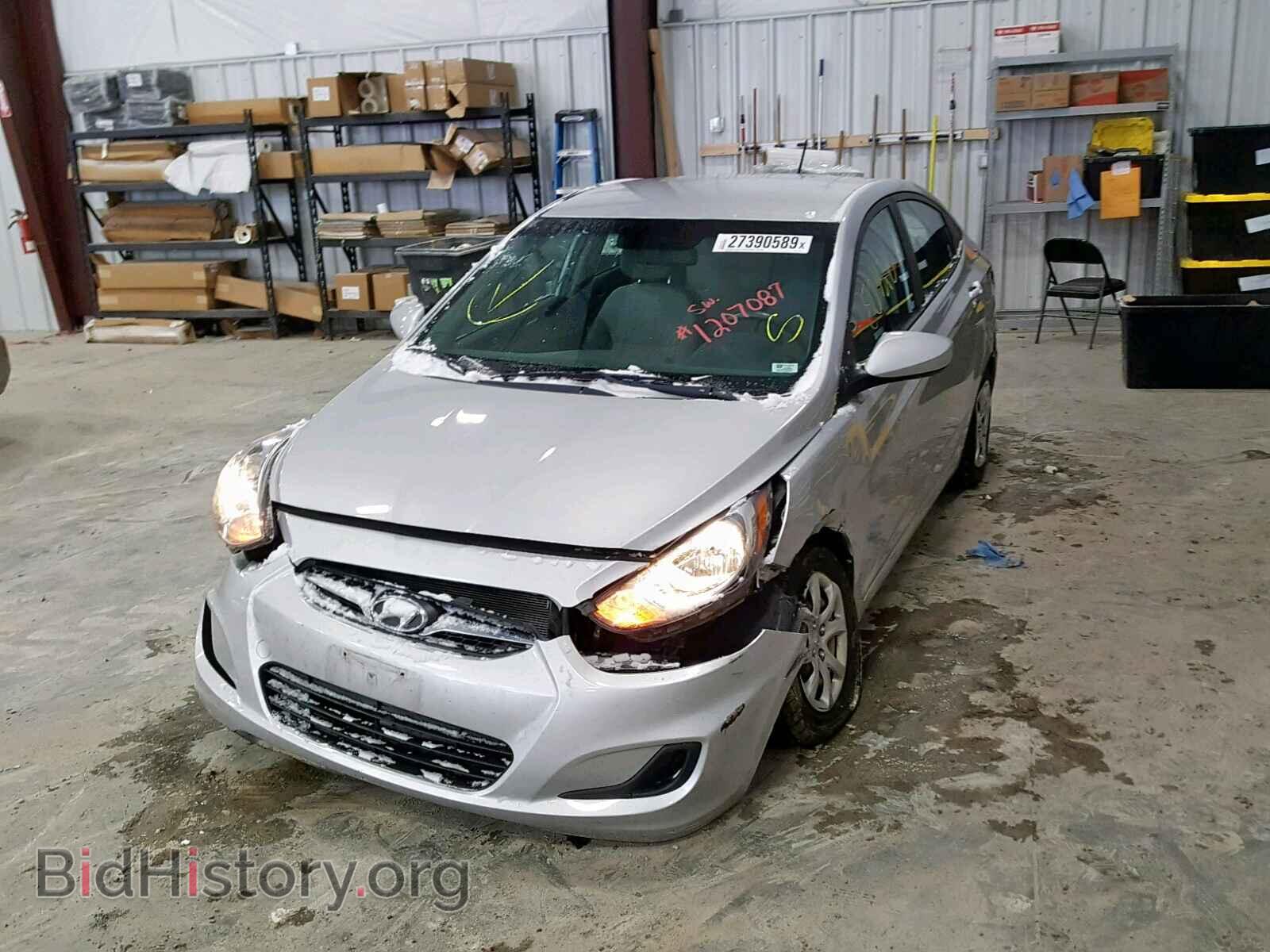 2014 HYUNDAI ACCENT - VIN: KMHCT4AE0EU712137 - Фото 2