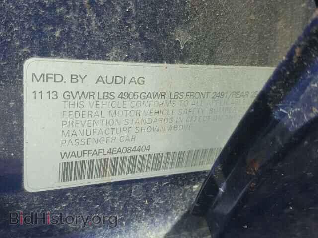 2014 AUDI A4 - VIN: WAUFFAFL4EA084404 - Фото 10