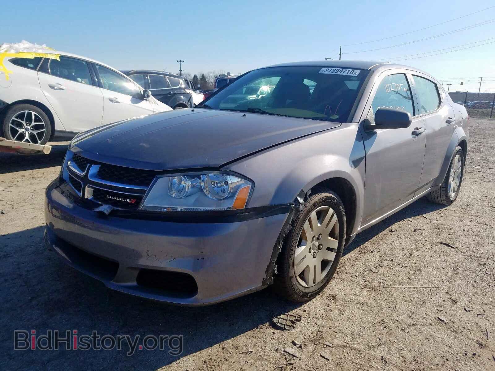 2013 DODGE AVENGER - VIN: 1C3CDZAB8DN589723 - Фото 2