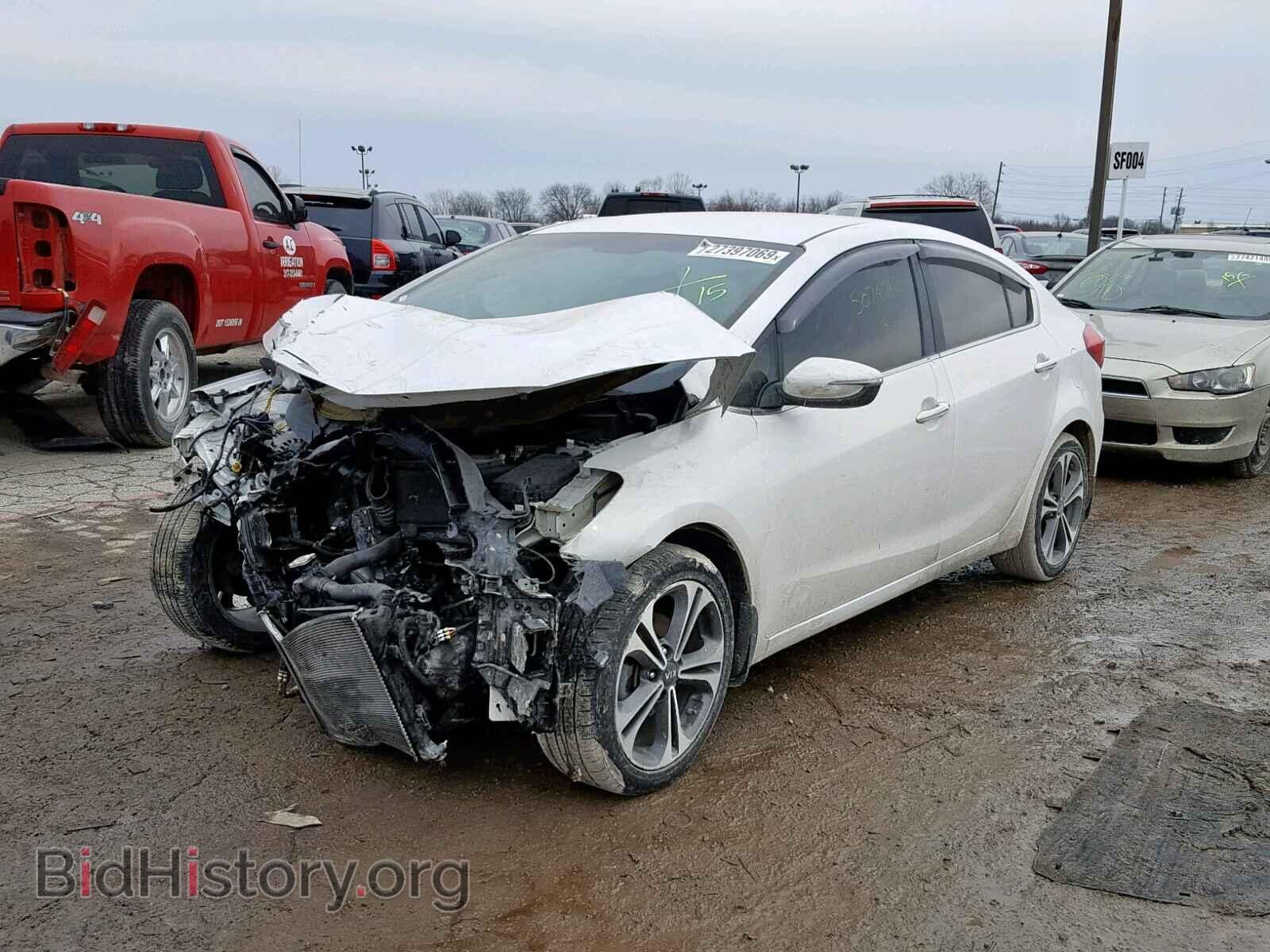 2014 KIA FORTE EX - VIN: KNAFX4A84E5076703 - Фото 2