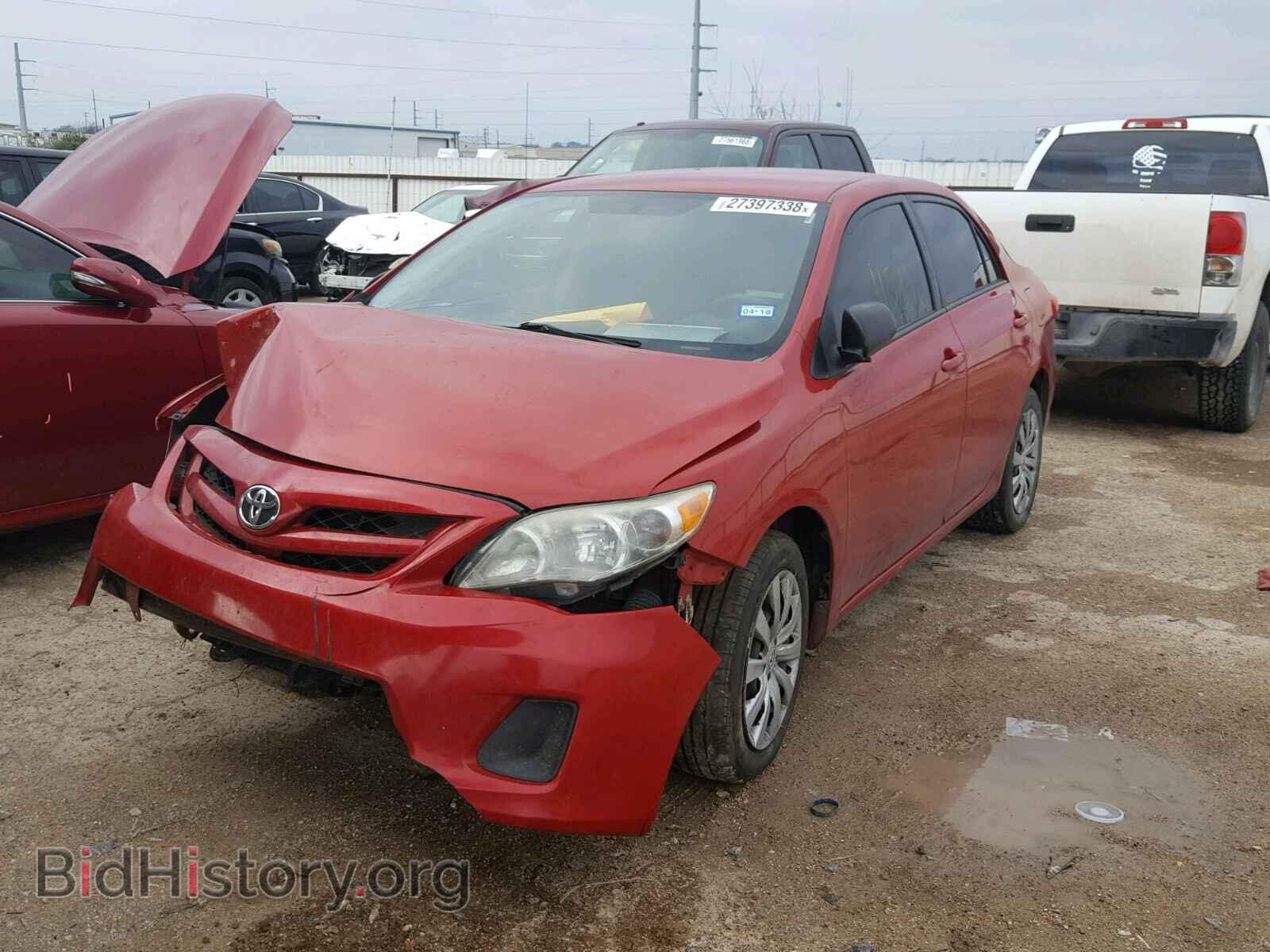 2012 TOYOTA COROLLA BA - VIN: 2T1BU4EE4CC872491 - Фото 2