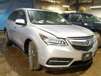 2014 Acura MDX MDX Techno, silver — VIN 5FRYD4H45EB034870, Copart