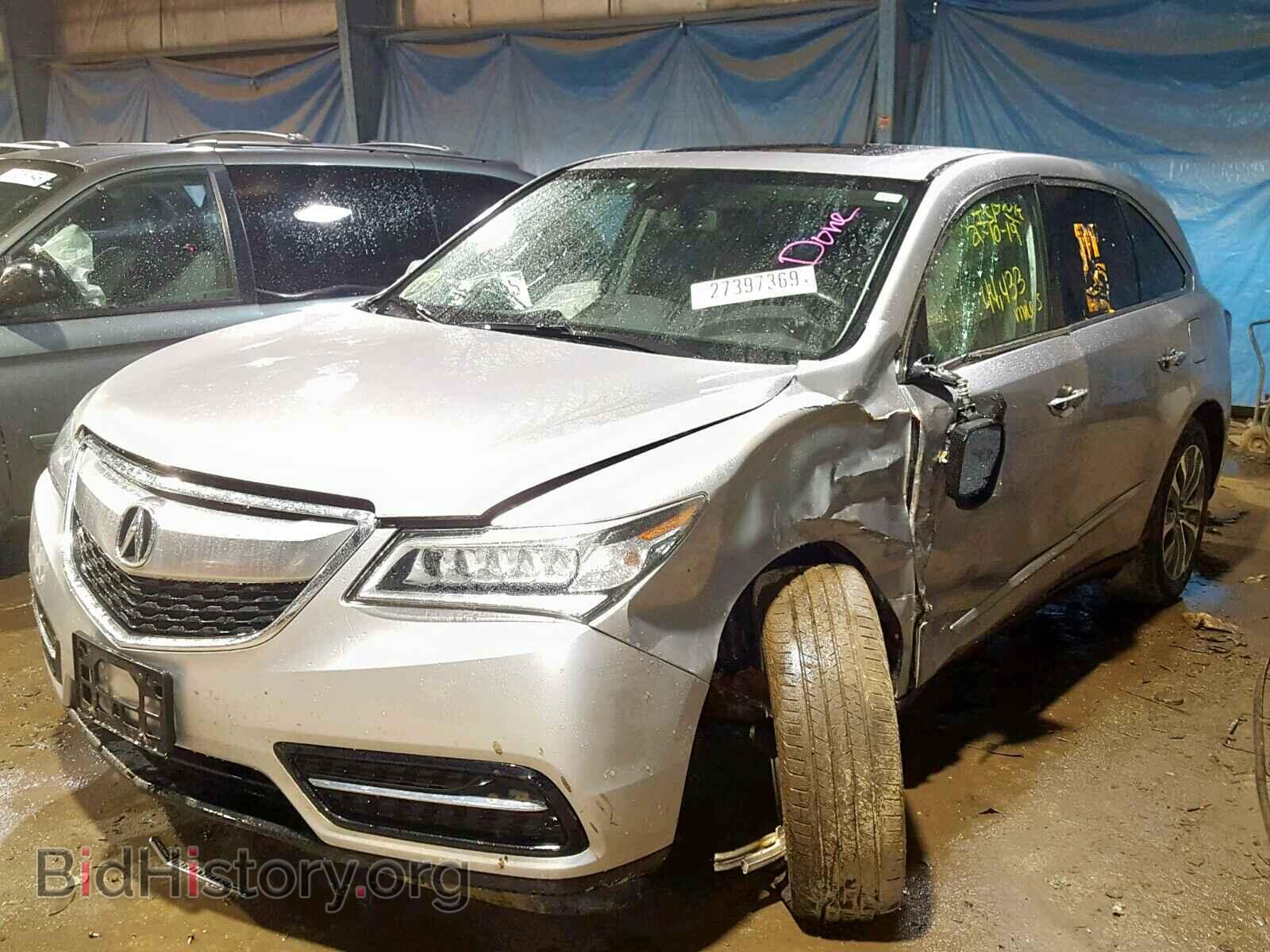 2014 ACURA MDX - VIN: 5FRYD4H45EB034870 - Фото 2