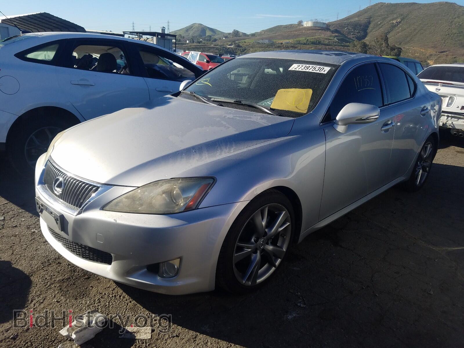 2009 LEXUS IS - VIN: JTHBK262595093765 - Фото 2
