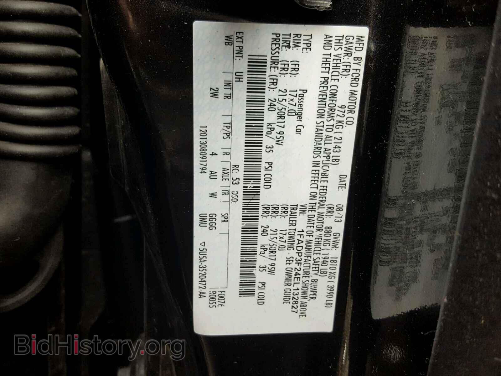 2014 FORD FOCUS - VIN: 1FADP3F24EL132827 - Photo 10
