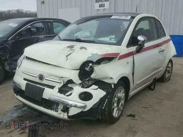 2012 FIAT 500 - VIN: 3C3CFFCR8CT195169 - Фото 2
