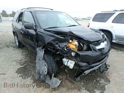 2006 Acura MDX MDX Tourin, black — VIN 2HNYD18656H533952, Copart