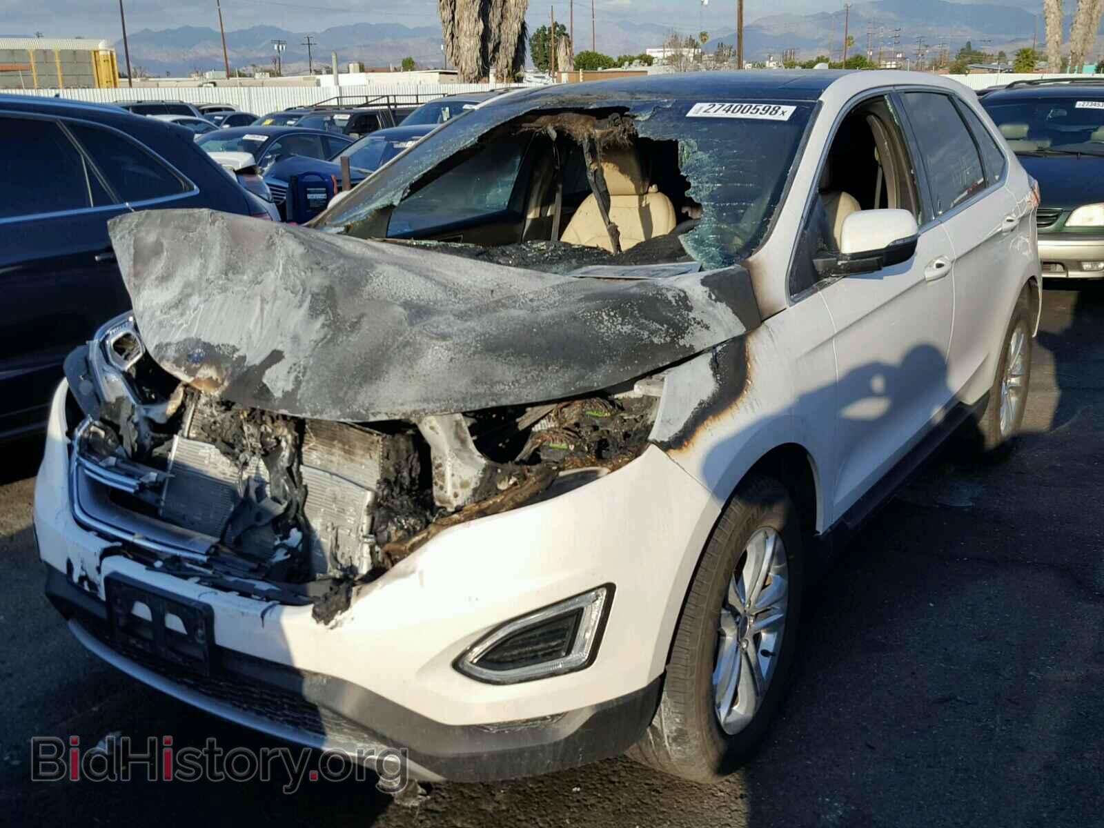 2015 FORD EDGE - VIN: 2FMTK3J88FBB73927 - Фото 2