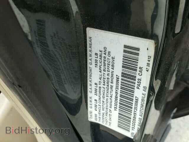 2000 SAAB 9 3 - VIN: YS3DD58H9Y2030667 - Photo 10