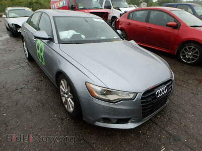 2014 Audi A6 A6 Premium, серебристый — VIN WAUGFAFC5EN078317, Copart