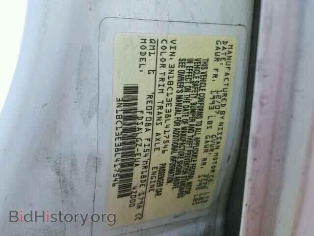 2008 NISSAN VERSA - VIN: 3N1BC13E38L417546 - Фото 10