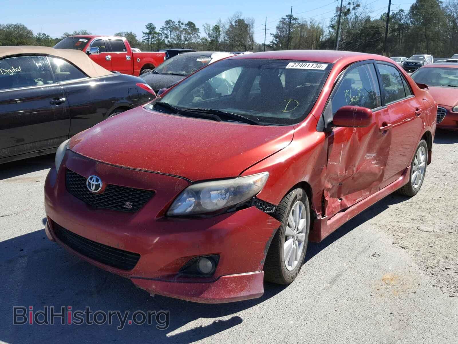 2010 TOYOTA COROLLA BA - VIN: 2T1BU4EE0AC461568 - Фото 2