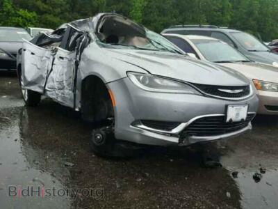 2015 Chrysler 200 200 Limite, серебристый — VIN 1C3CCCAB6FN701809, Copart