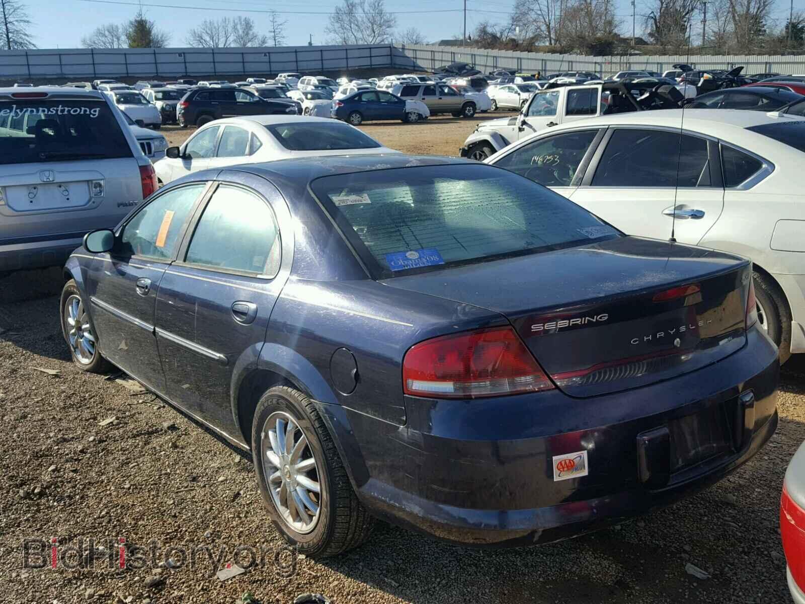 2002 CHRYSLER SEBRING - VIN: 1C3AL56R22N129477 - Фото 3