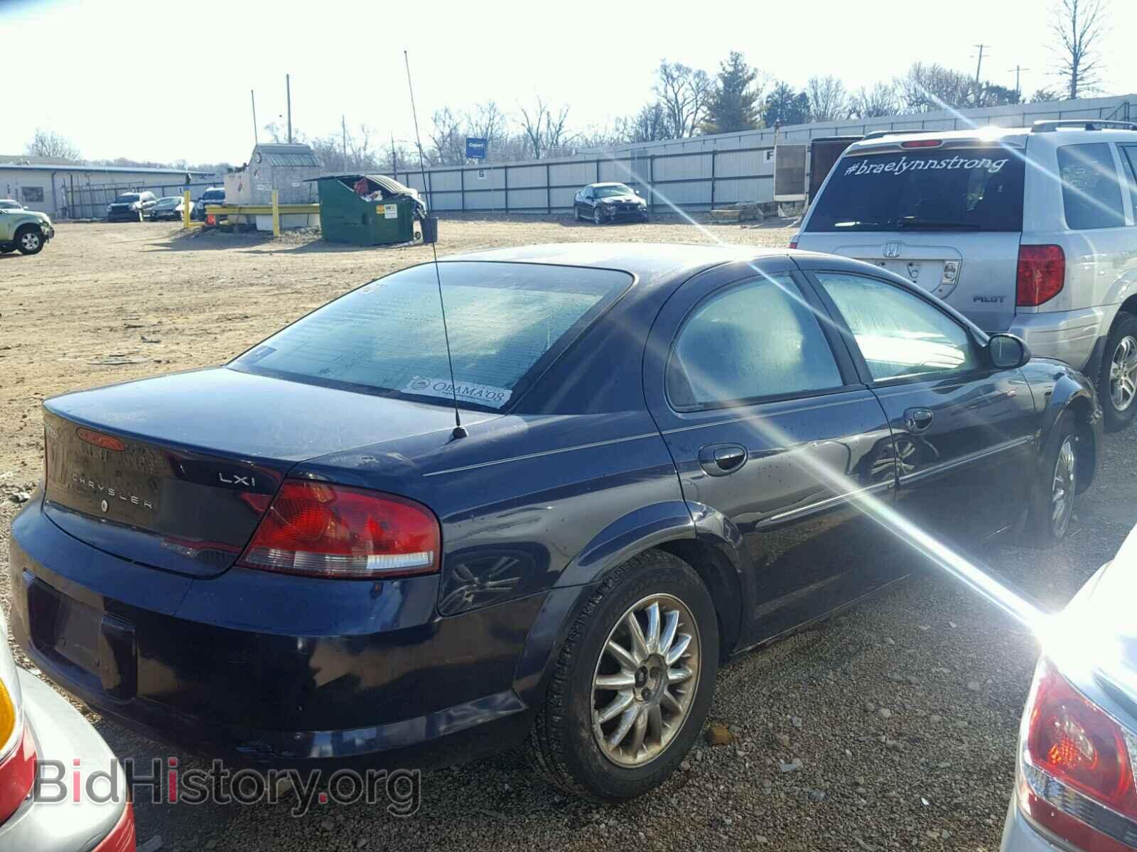 2002 CHRYSLER SEBRING - VIN: 1C3AL56R22N129477 - Фото 4