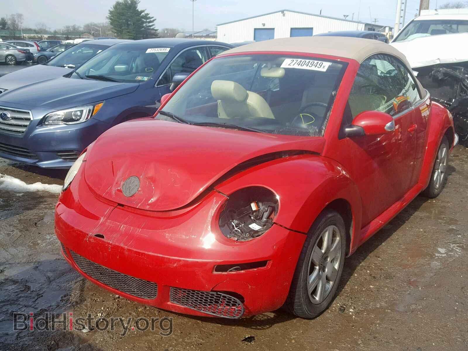 2007 VOLKSWAGEN BEETLE - VIN: 3VWRF31Y47M416150 - Фото 2