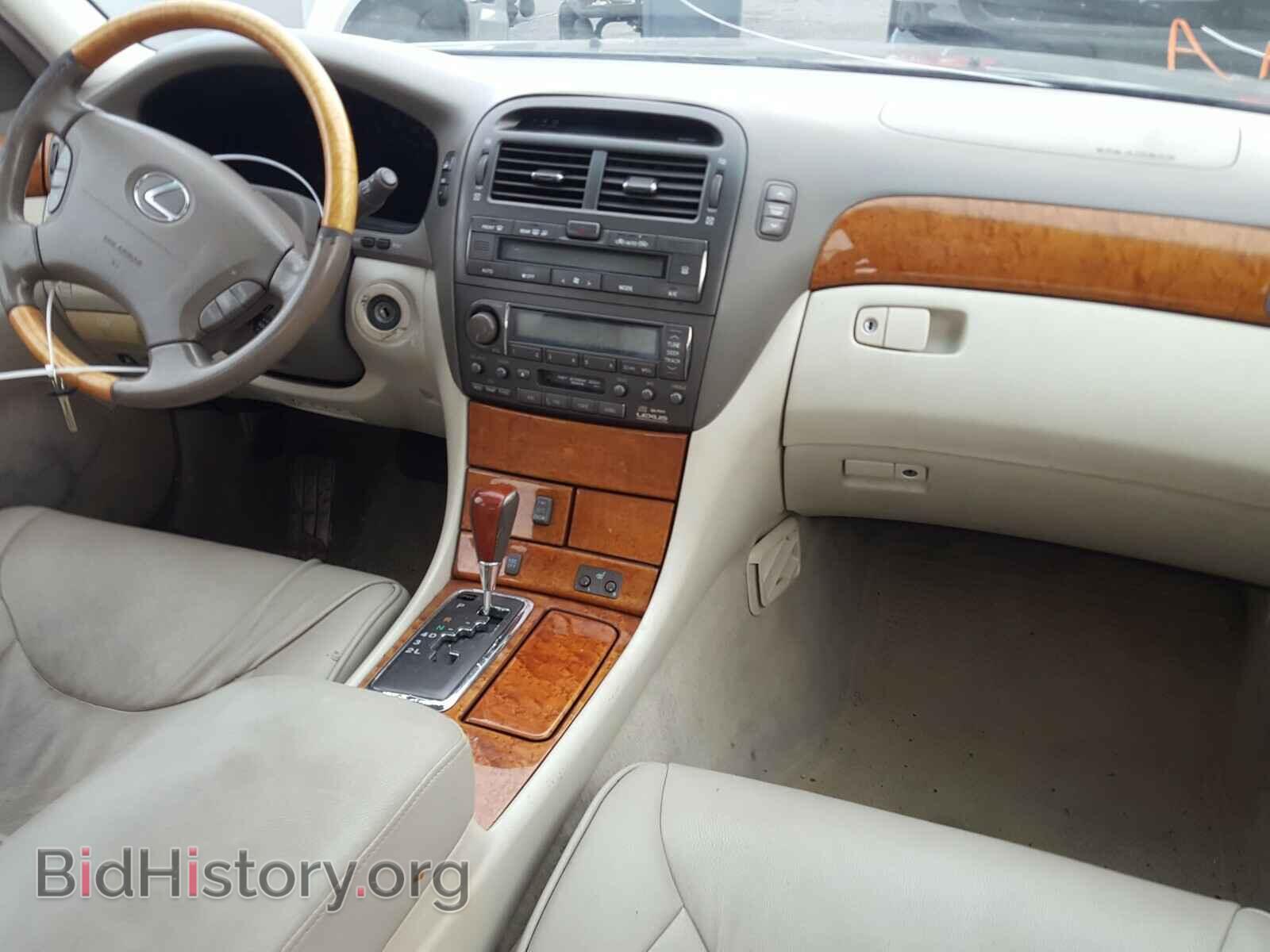 2001 LEXUS LS430 - VIN: JTHBN30F610017160 - Фото 9