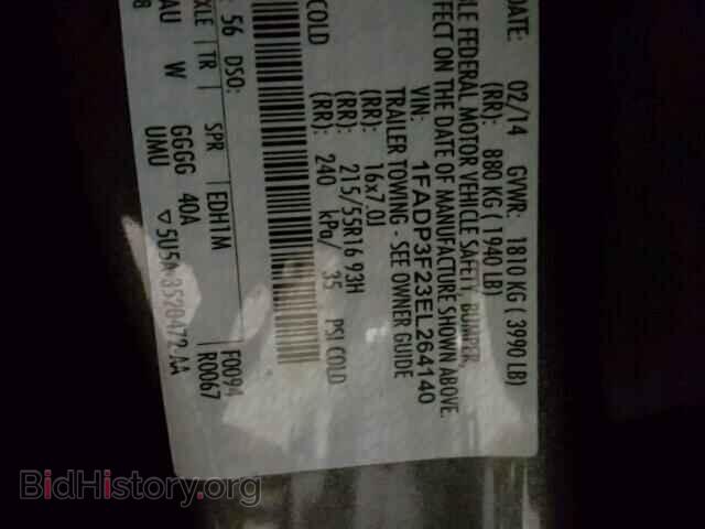 2014 FORD FOCUS - VIN: 1FADP3F23EL264140 - Photo 10